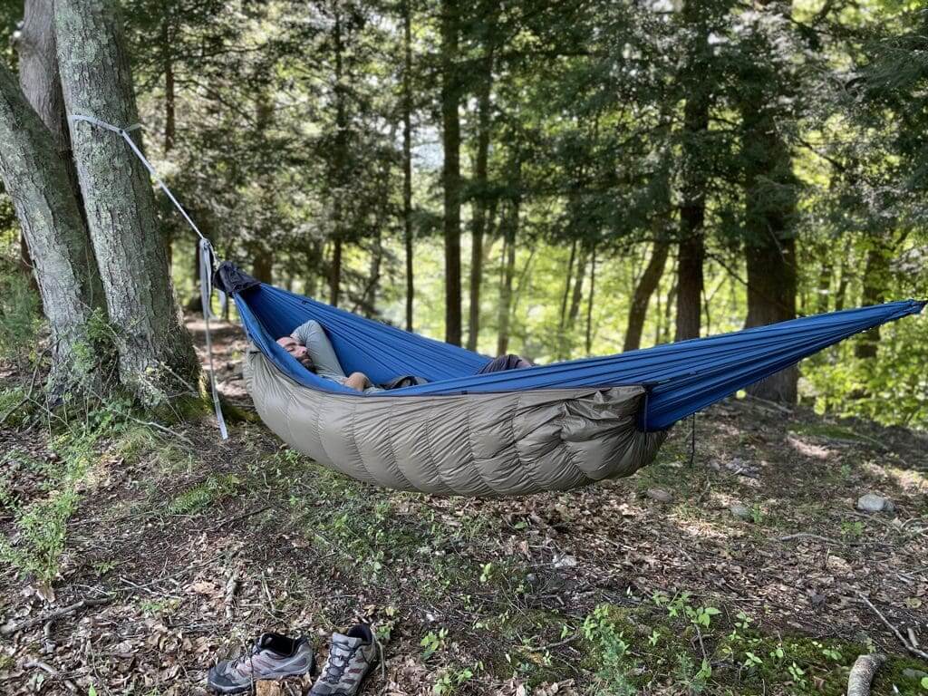 20°F Hammock Underquilt, 36% Overstuffed – Mt Washington 3