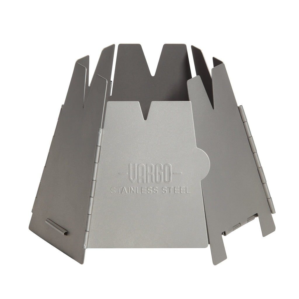 HEXAGON WOOD STOVE - STAINLESS STEEL