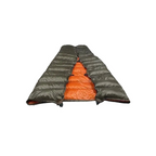  Big Meadows Ultralight 40° ultralight summer quilt showing foot box end and snap closure system