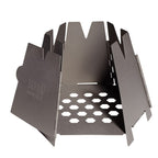HEXAGON WOOD STOVE - STAINLESS STEEL