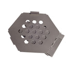 HEXAGON WOOD STOVE - STAINLESS STEEL
