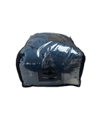Jacks R Better breathable quilt storage bag shown open with a down quilt