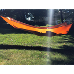 Jacks R Better James River Bridge ultralight hammock hung in the forest
