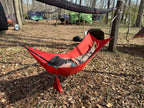 Suspension detail on the Jacks R Better James River Bridge ultralight hammock