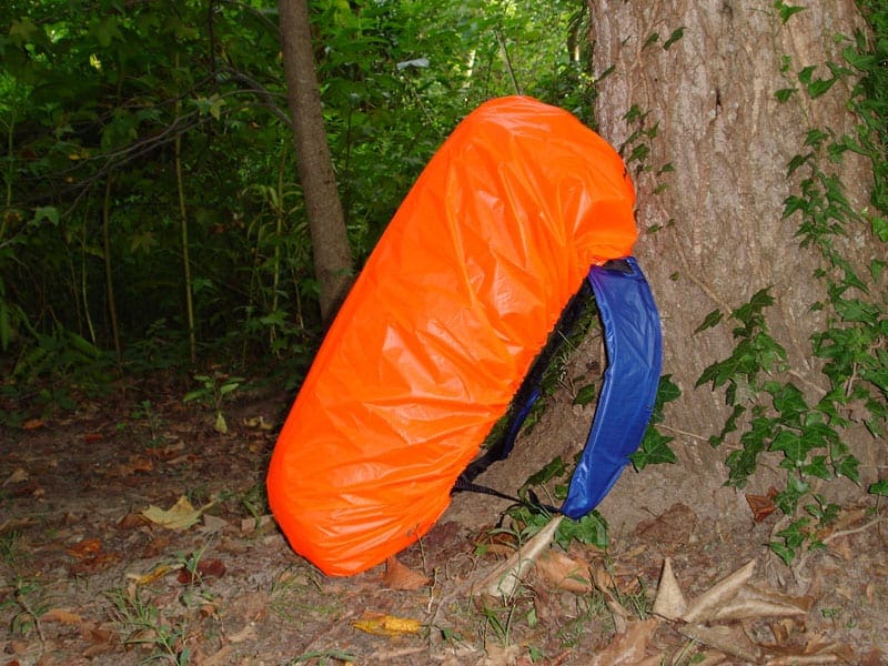 Close-up of the Jacks R Better Jeff's Gear Hammock and pack cover closure