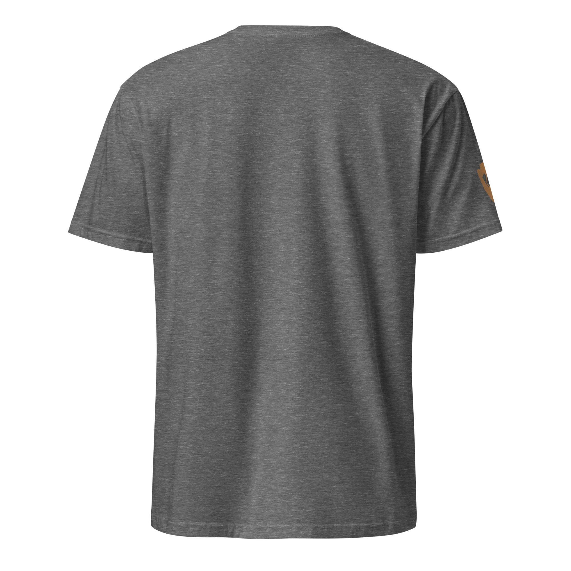 Jacks R Better logo t-shirt in graphite heather, back view