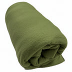 JRB Micro-Grid Fleece Sleeping Bag & Quilt Liner in Green — fleece quilt liner for camping