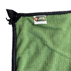 Jacks R Better Wind Gap Alpha close-up of the Alpha Direct 90 active insulation texture with JRB logo tag