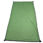 Jacks R Better Wind Gap Alpha multifunction wind liner laid flat showing the Fern Green Alpha Direct 90 top layer