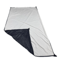 Jacks R Better Wind Gap Alpha multifunction wind liner laid flat showing the White Alpha Direct 120 top layer
