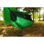 Jacks R Better Winter Nest 0°F underquilt fitted to a Hennessy Hammock