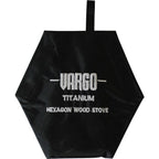 HEXAGON WOOD STOVE - STAINLESS STEEL
