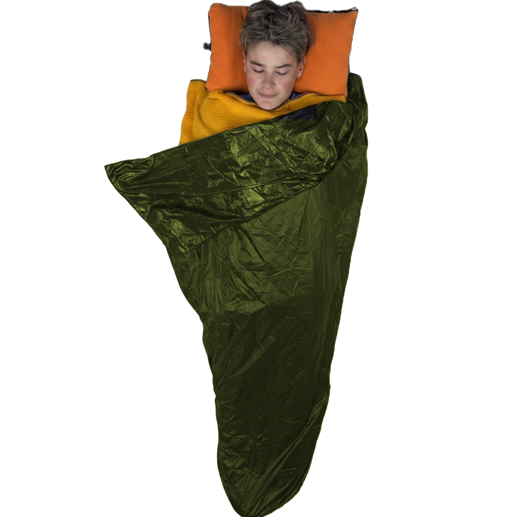Jacks R Better Windproof Shell in Dark Olive over an Alpha Direct quilt liner