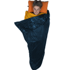 Jacks R Better Windproof Shell in Moroccan Blue over an Alpha Direct quilt liner